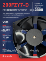 Вентилятор  200FZY7-D  - st-e.info - Ноябрьск