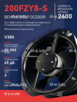 Вентилятор 200FZY-8S - st-e.info - Ноябрьск