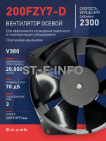Вентилятор  200FZY7-D  - st-e.info - Ноябрьск