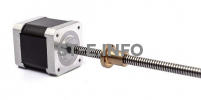 Шаговый двигатель 42HSL48-1204JA08-E146 (Tr8*4) - st-e.info - Ноябрьск