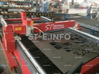 Портальный станок скоростной плазменной резки метала ST-1325UF - st-e.info - Ноябрьск