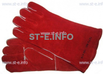 Перчатки-краги сварщика TETU 104 KEVLAR RED - st-e.info - Ноябрьск