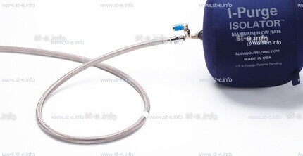 Односторонняя заглушка с трубкой и клапаном ISO 46" (1168 mm)  - st-e.info - Ноябрьск