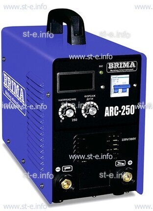 Сварочный аппарат Brima (инвертор) ARC 250 (220/380В) - st-e.info - Ноябрьск
